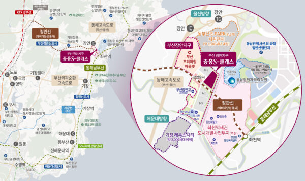 부산 장안지구 B-2블록 중흥S-클래스(본청약) 공식 이미지