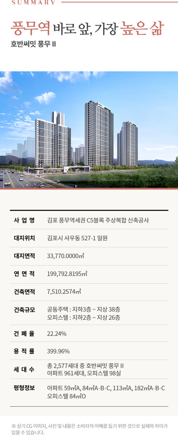 호반써밋 풍무Ⅱ 공식 이미지
