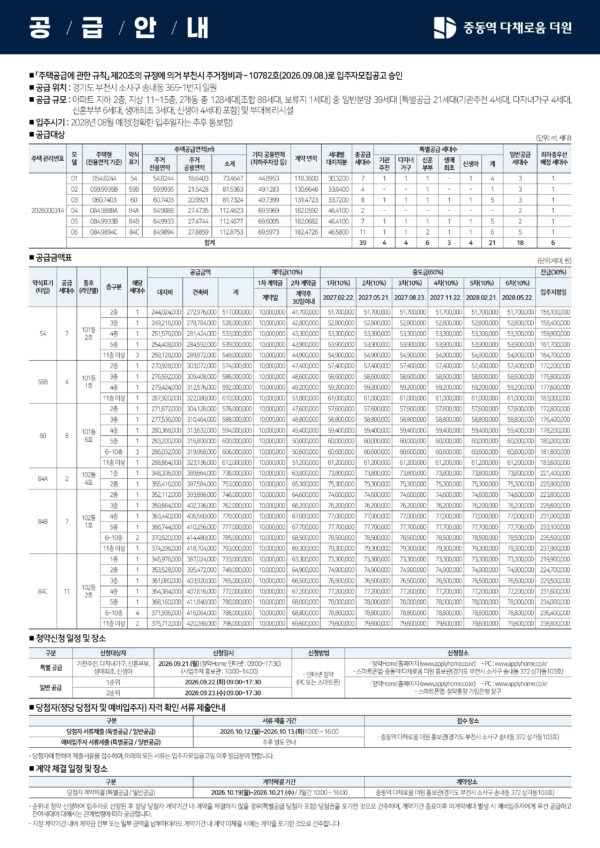 중동역 다채로움 더원 공식 이미지