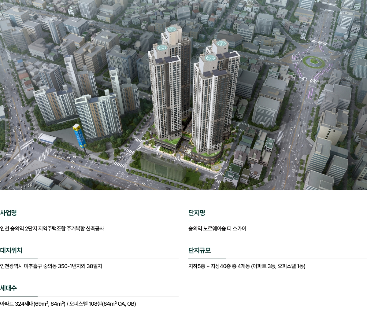 숭의역 노르웨이숲 더 스카이 공식 이미지