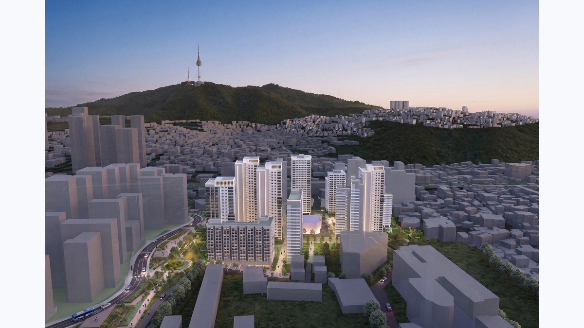 청파동1가 신속통합기획 확정…최고 25층·약 1,280세대 구상 사업계획 조감도